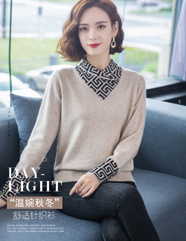 Autumn and winter shirts fashion sweater for women