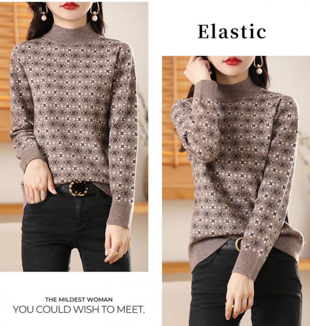 Autumn and winter shirts loose sweater for women