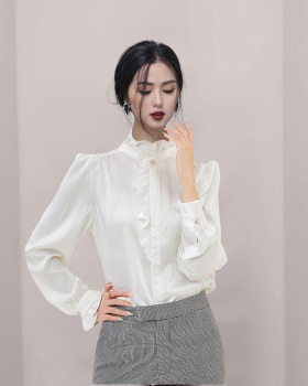Unique business suit white tops for women