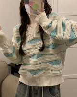Stereoscopic sweater autumn and winter tops for women