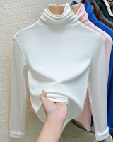 Heap collar tops autumn bottoming shirt for women