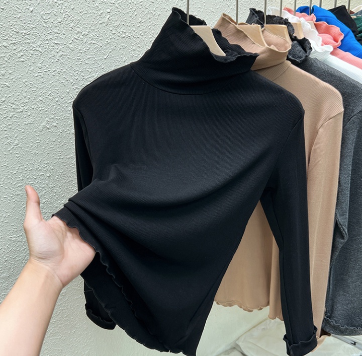 Inside the ride tops autumn bottoming shirt for women