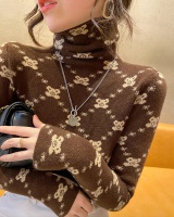 Autumn and winter pullover high collar fashion sweater