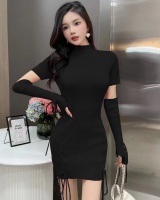 Sexy autumn and winter dress slim personality sweater