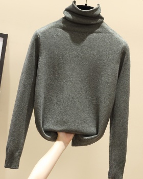 Retro inside the ride sweater pullover slim tops for women