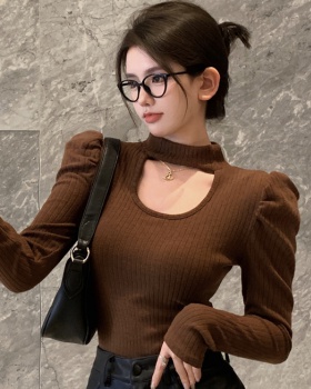 Western style puff sleeve tops for women