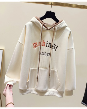 Autumn and winter hoodie hooded coat for women