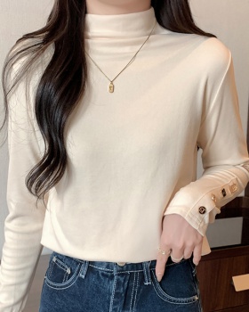 High collar autumn long sleeve sweater for women