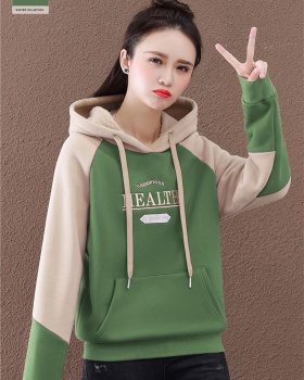 Western style hoodie spring and autumn coat for women