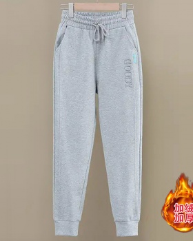 Autumn and winter loose pants thick harem sweatpants for women