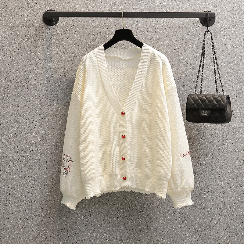 Fashion knitted sweater slim cardigan for women