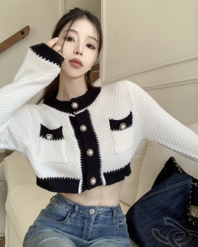 Autumn long sleeve cardigan unique sweater for women