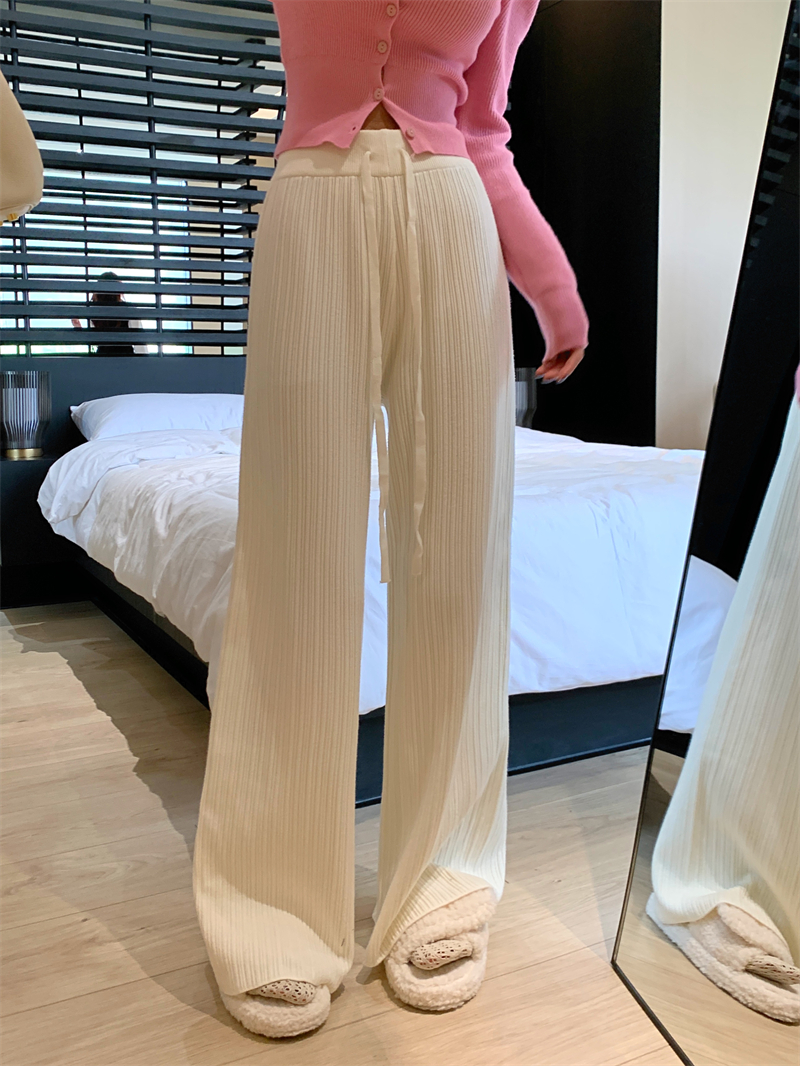 All-match long pants wide leg pants for women