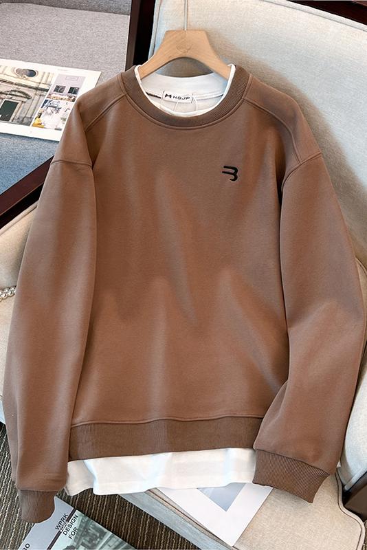 Baby Pseudo-two large yard autumn and winter hoodie