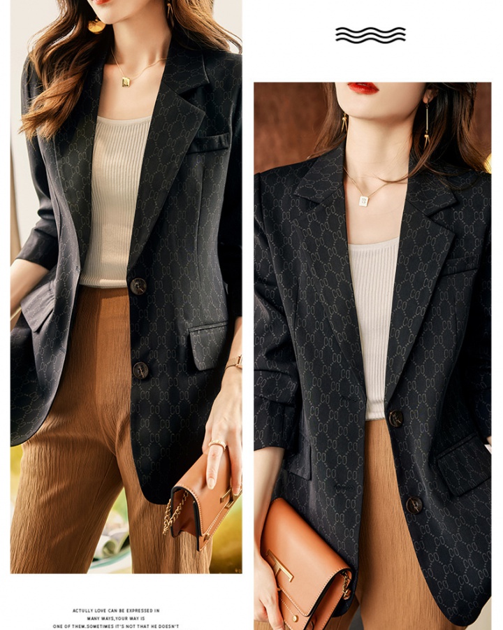 Casual temperament tops fashion coat for women