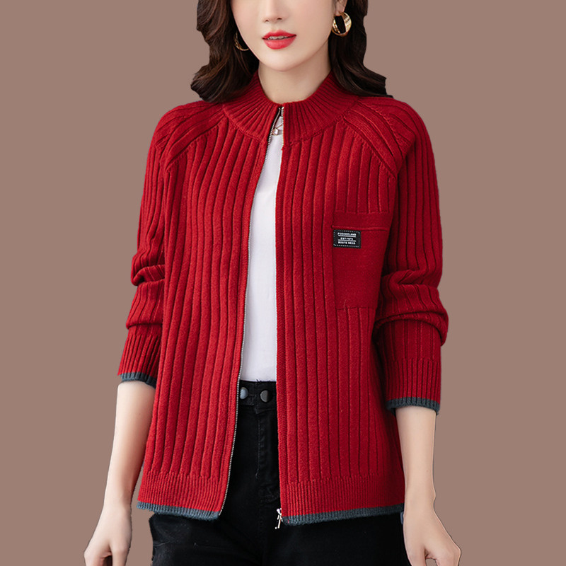 Wool loose coat outside the ride sweater for women