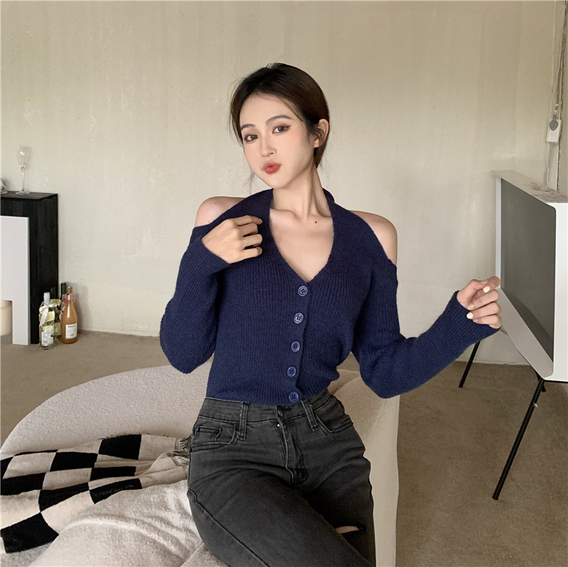 Autumn long sleeve bottoming shirt knitted sweater