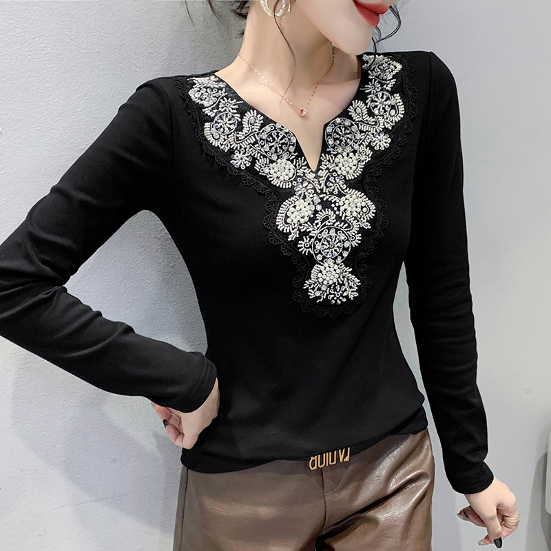 Thermal tops antique silver small shirt for women