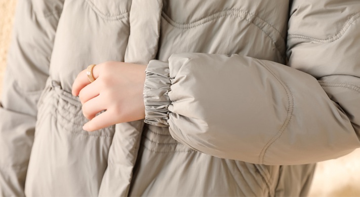 Short down thermal cotton coat cstand collar light thin coat