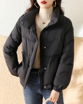 Short down thermal cotton coat cstand collar light thin coat