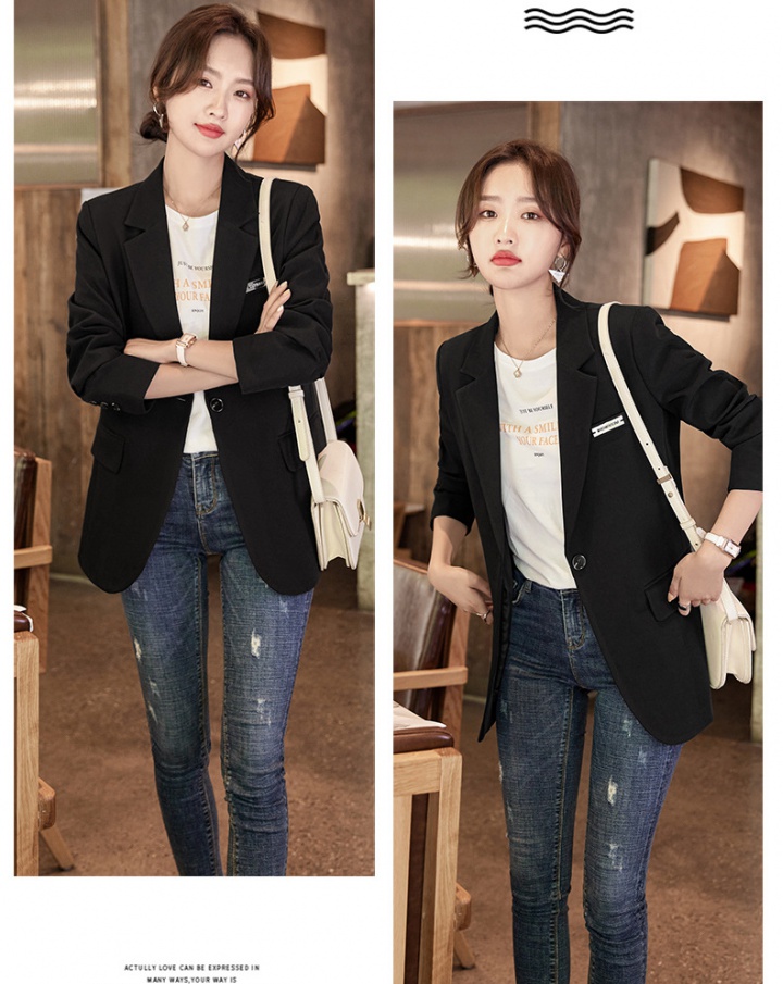 Fashion loose coat Casual business suit for women