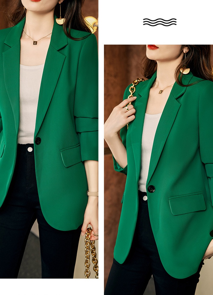 Temperament fashion coat autumn business suit for women