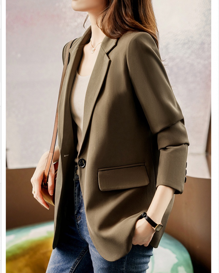 Temperament fashion coat autumn business suit for women