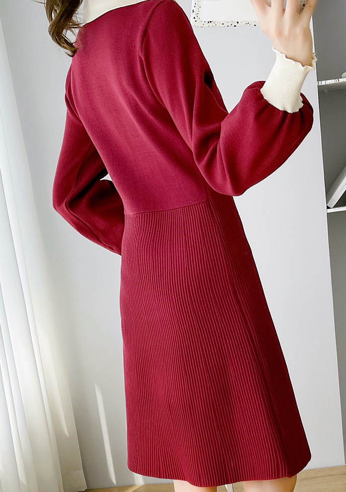 Winter autumn sweater dress knitted dress for women