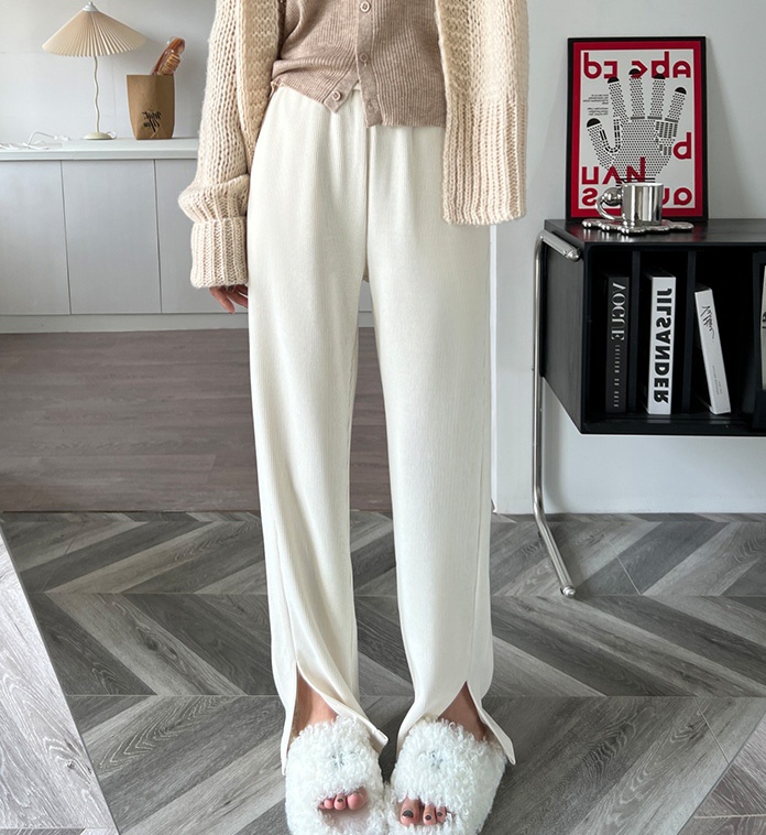 Mopping high waist wide leg pants drape pants for women