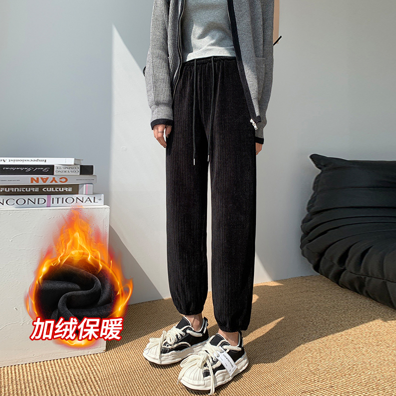 Lantern autumn and winter sweatpants Casual pants for women