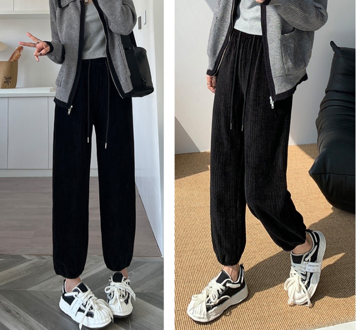 Lantern autumn and winter sweatpants Casual pants for women