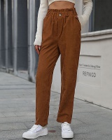 Pure corduroy European style Casual autumn pants