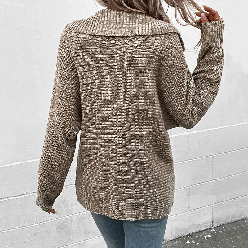 Long sleeve pure European style sweater