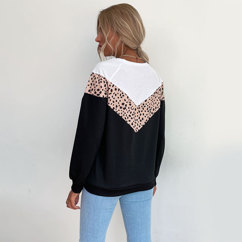 Long sleeve inside the ride leopard hoodie for women