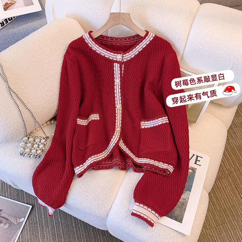 Autumn and winter Casual long sleeve fat sweater for women