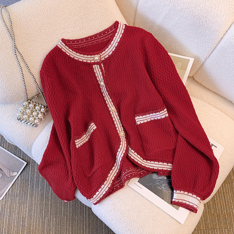 Autumn and winter Casual long sleeve fat sweater for women
