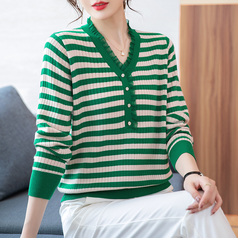 Western style long sleeve fashion Casual sweater for women