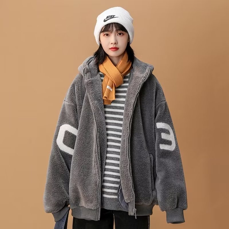 Street Casual zip fashionable temperament cotton coat