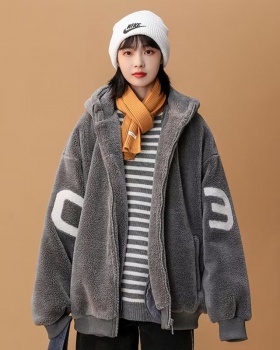 Street Casual zip fashionable temperament cotton coat