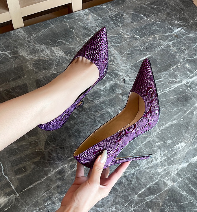 European style high-heeled shoes fine-root shoes