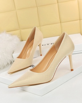High-heeled high-heeled shoes low shoes for women