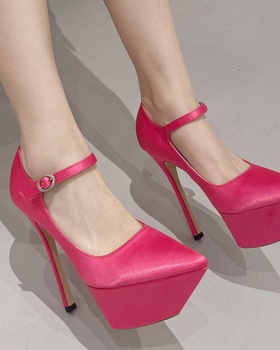 Sexy fashion high-heeled shoes pointed profession shoes for women