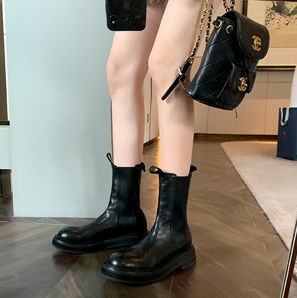 Thick crust short boots autumn shoes for women