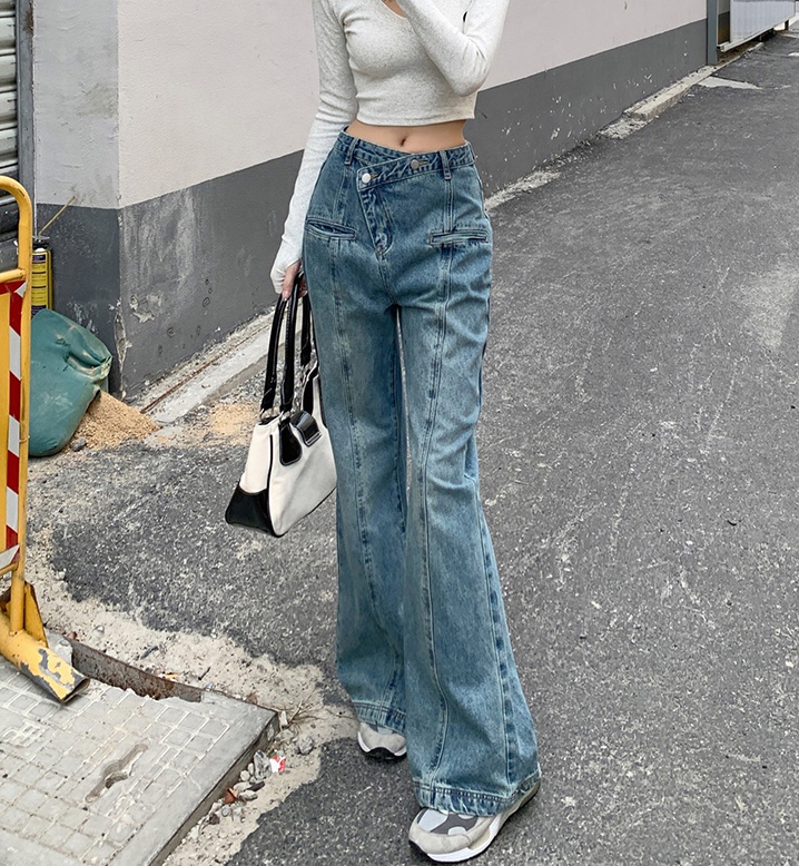 Autumn and winter long pants loose jeans for women