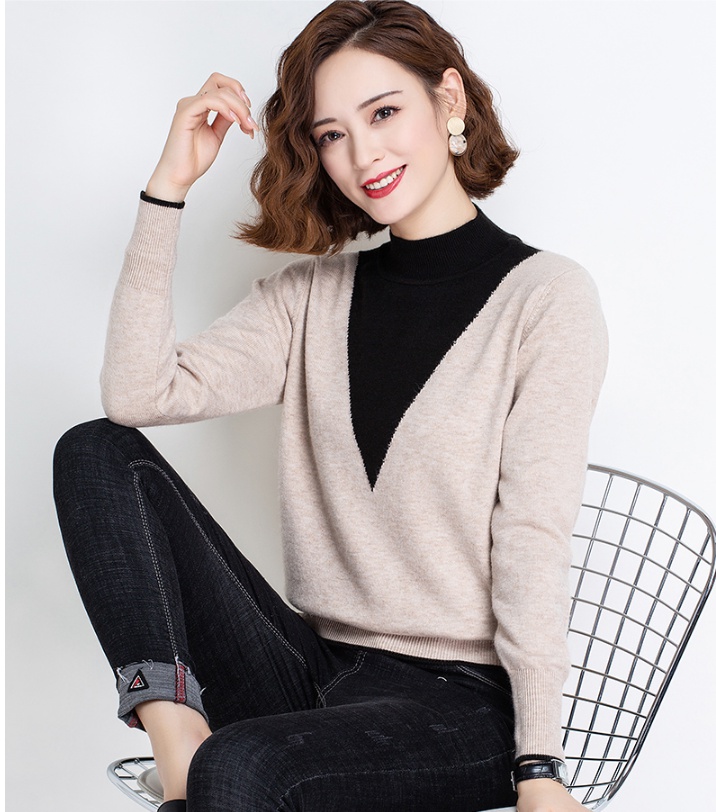 Autumn and winter tops wool sweater for women