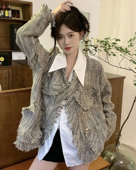 Unique fashion and elegant tops autumn coat for women