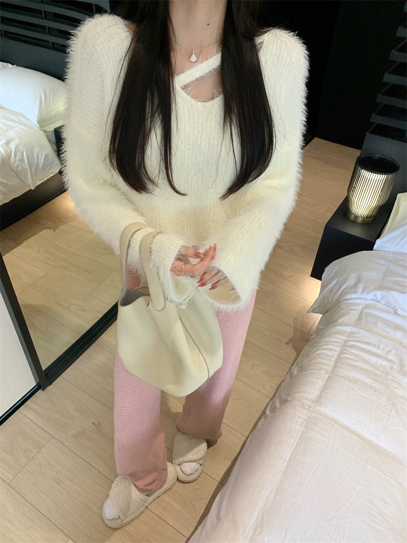 Autumn and winter pullover loose short sweater