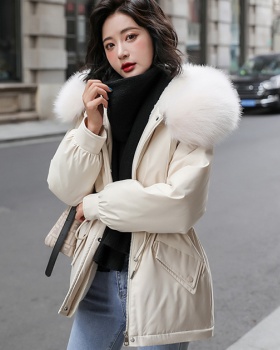 Winter short coat loose Korean style cotton coat for women