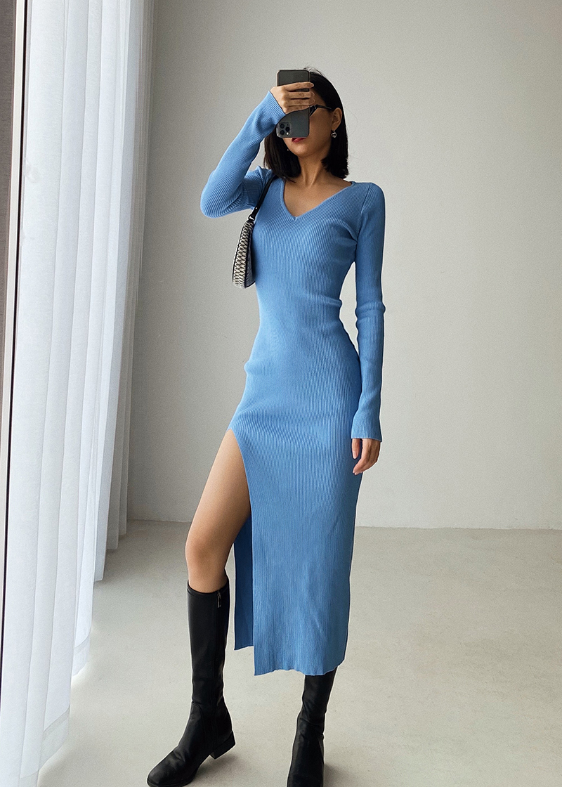 Package hip dress spring and autumn long dress for women