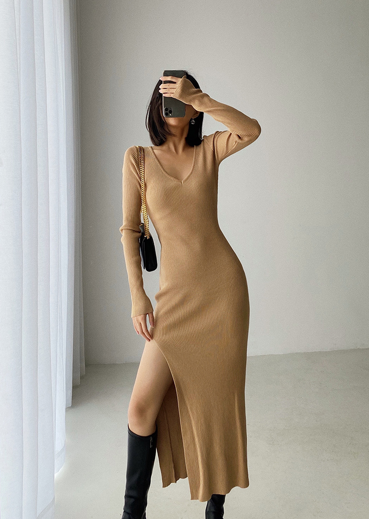 Package hip dress spring and autumn long dress for women